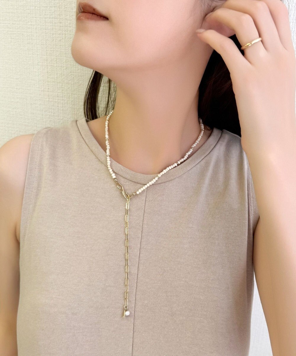 Phoebe フレッシュウォーターパールチョーカーネックレス/連パール/淡水パール/39cm～50cm 