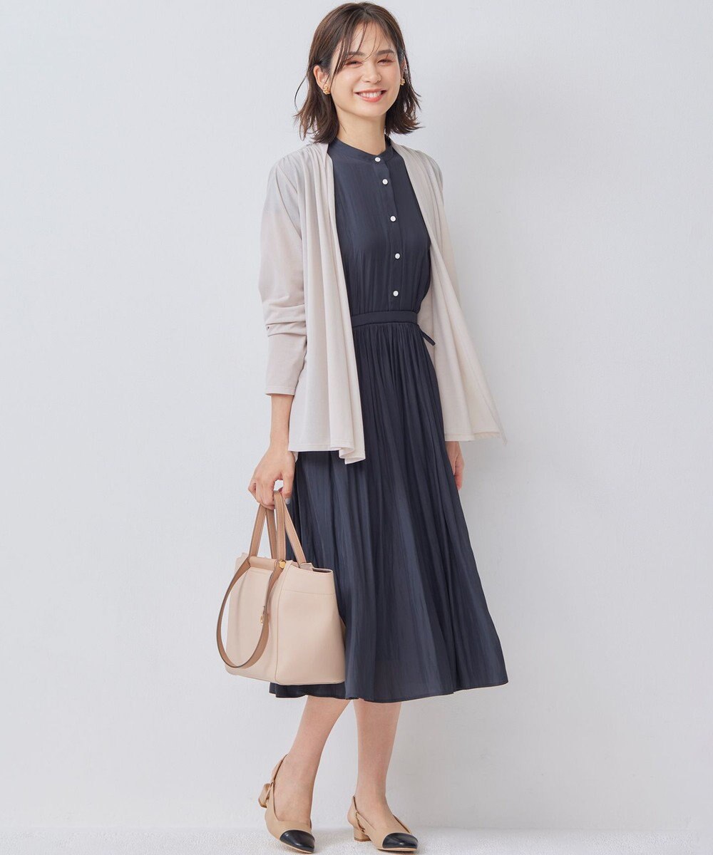 組曲 L 【冷房対策】パウダリージョーゼットカーディガン 