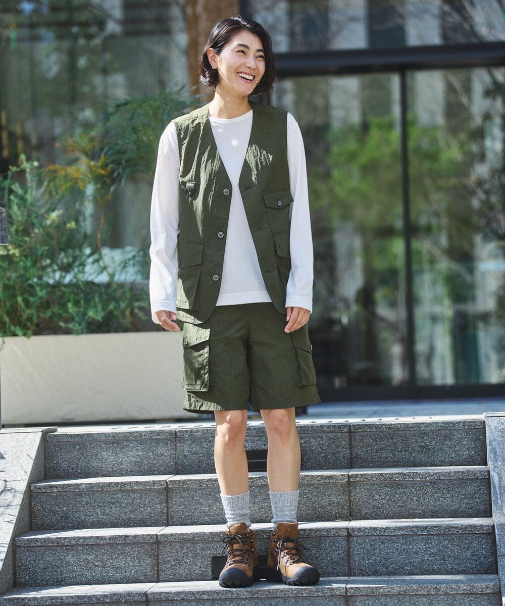 JOSEPH ABBOUD MOUNTAIN 【CREA掲載・ウエストストレッチ・ECO撥水・軽量】アウトドアイージーショーツ 