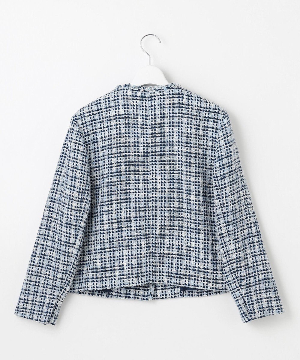 J.PRESS LADIES ファニーツイード ノーカラー ジャケット 