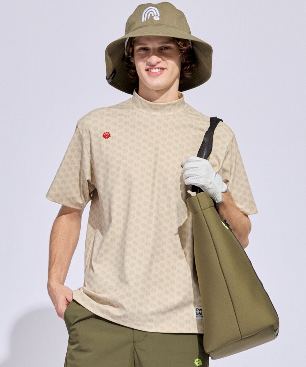 PW CIRCULUS 【MEN】エレファント ドットモックネック ゴルフ 