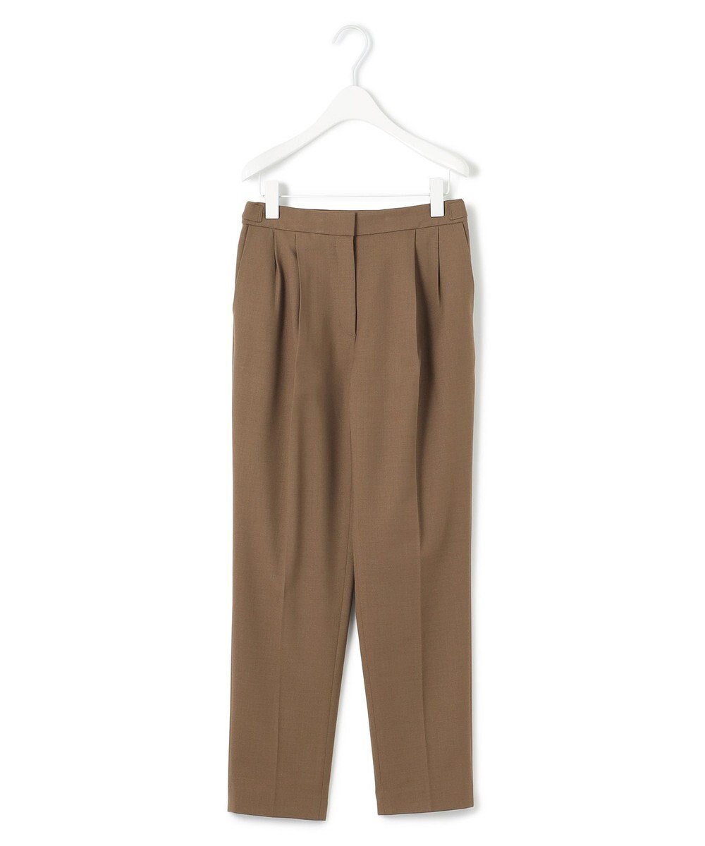 ICB L 【洗える】ウール2WAYストレッチ テーパードパンツ 