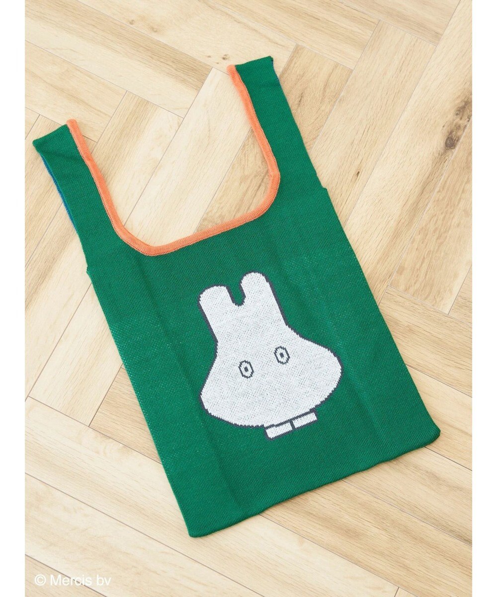 Green Parks ｍｉｆｆｙ／ジャガードニットバッグ 