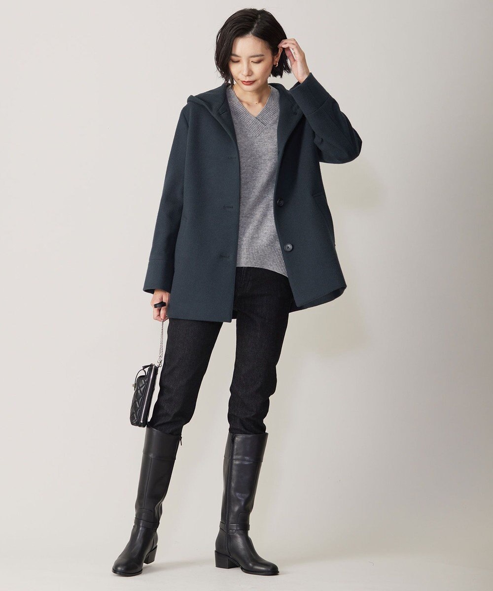 J.PRESS LADIES 【洗える】BASIC STRETCH DENIM スキニー パンツ 