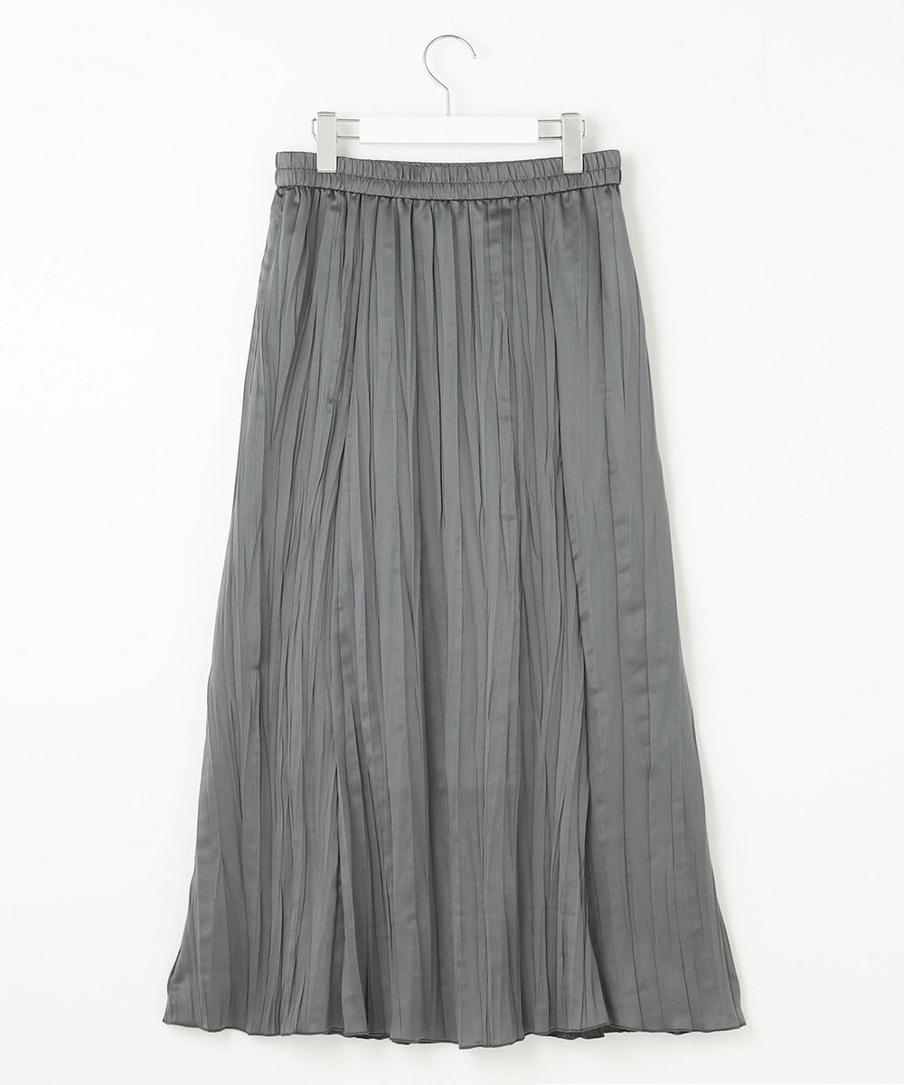 23区 【SLOW/一部店舗限定】リンクルサテン スカート 