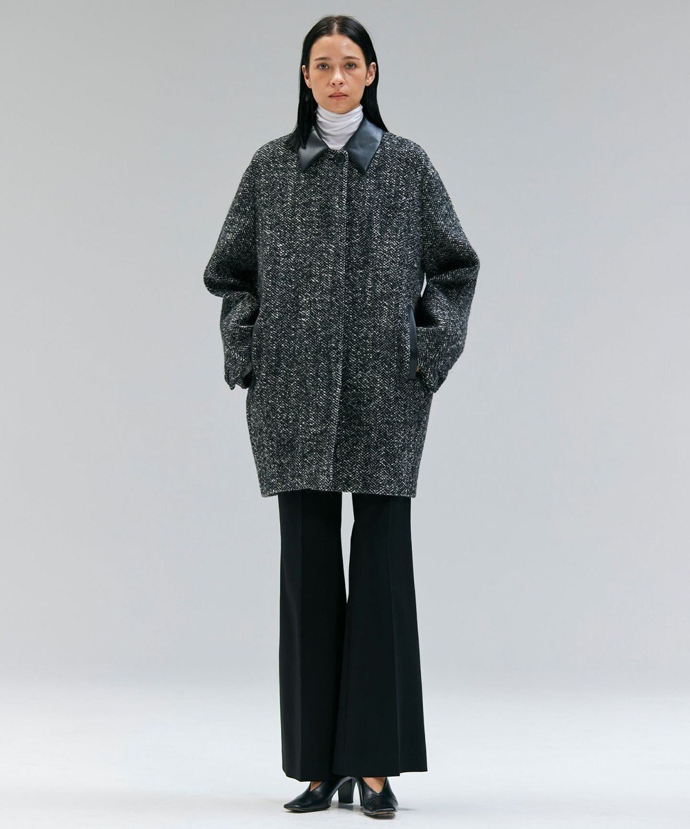 BEIGE， 【洗える】DELANO / ハイストレッチフレアパンツ 