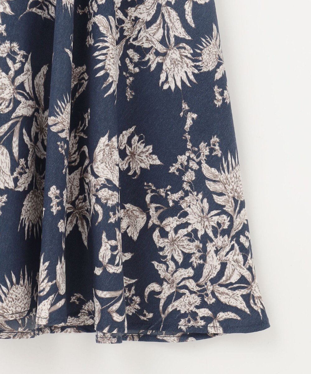 Feroux フラワーモチーフプリント スカート 
