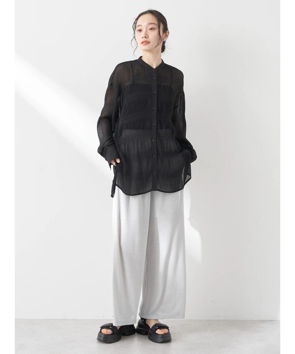 earth music&ecology クシュクシュシアーシャツ 