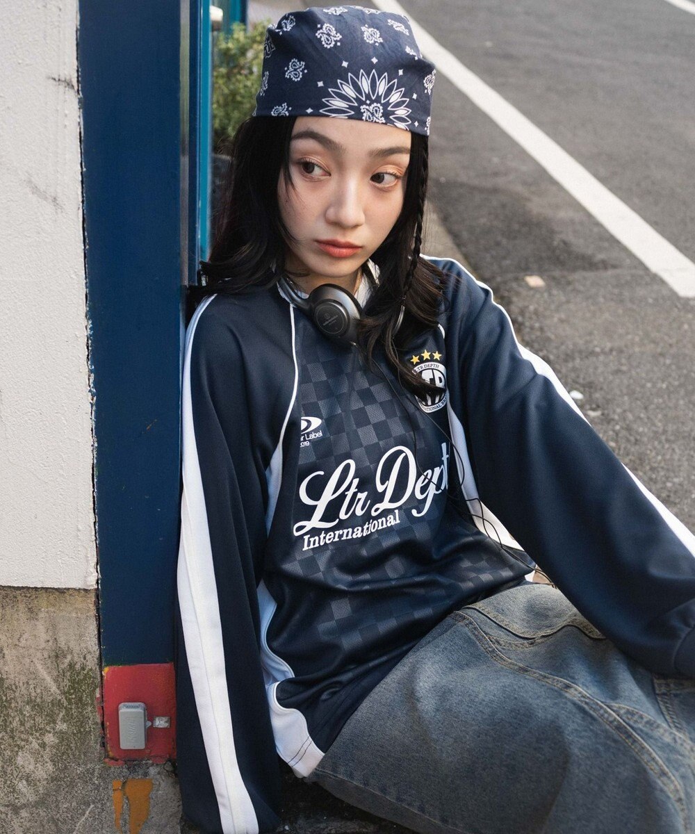 WEGO 【ユニセックス着用ITEM/MLサイズ展開】ラインスリーブゲームT（LS） 