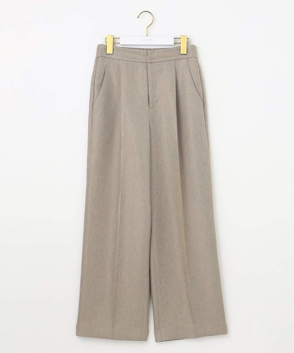 ANY SIS L 【洗える】ビスチェ & ワイドパンツ セット 