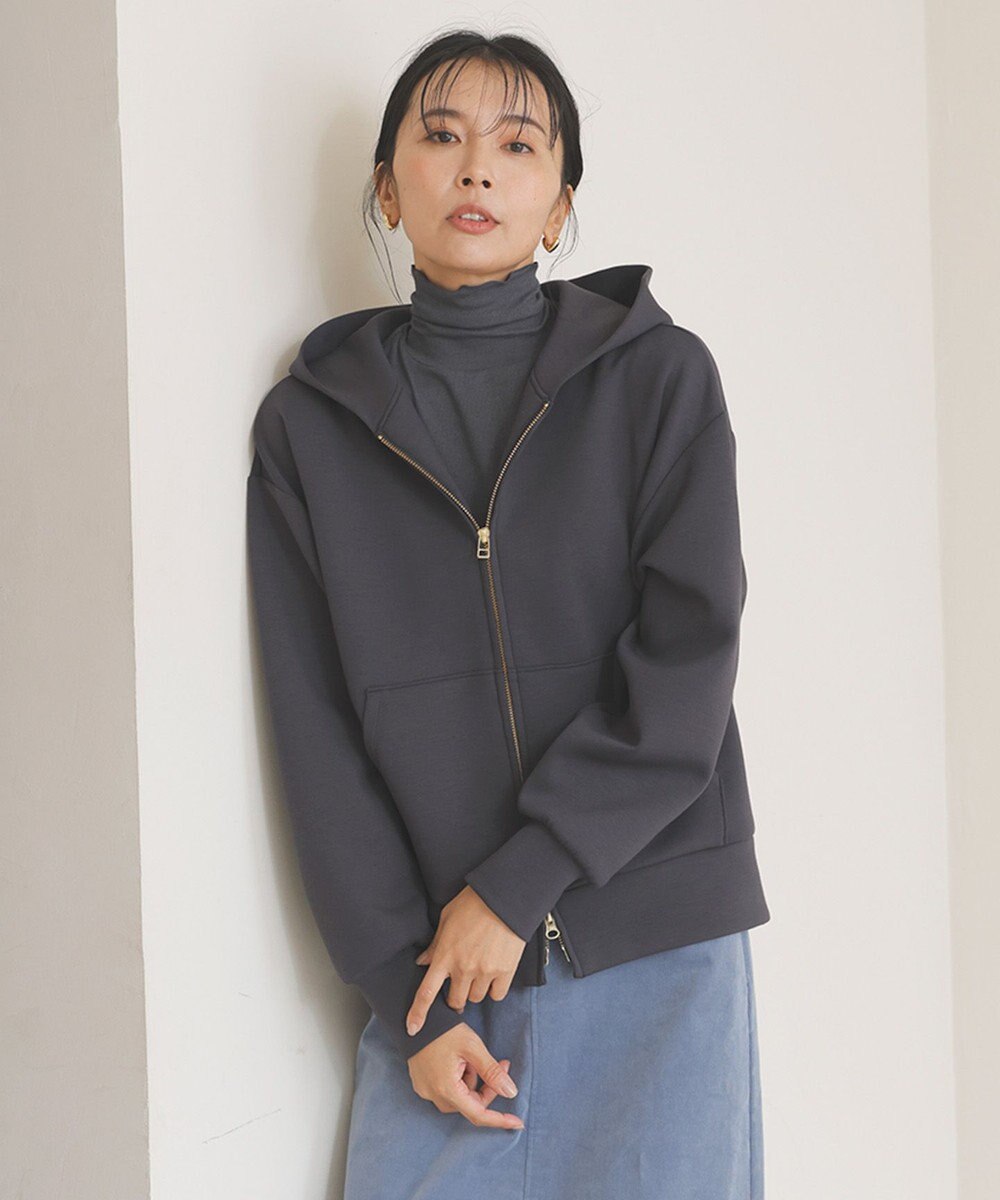 UNFILO 【暖かさ＆着心地の良さで大ヒット】コットンカシミヤ タートルネックカットソー 