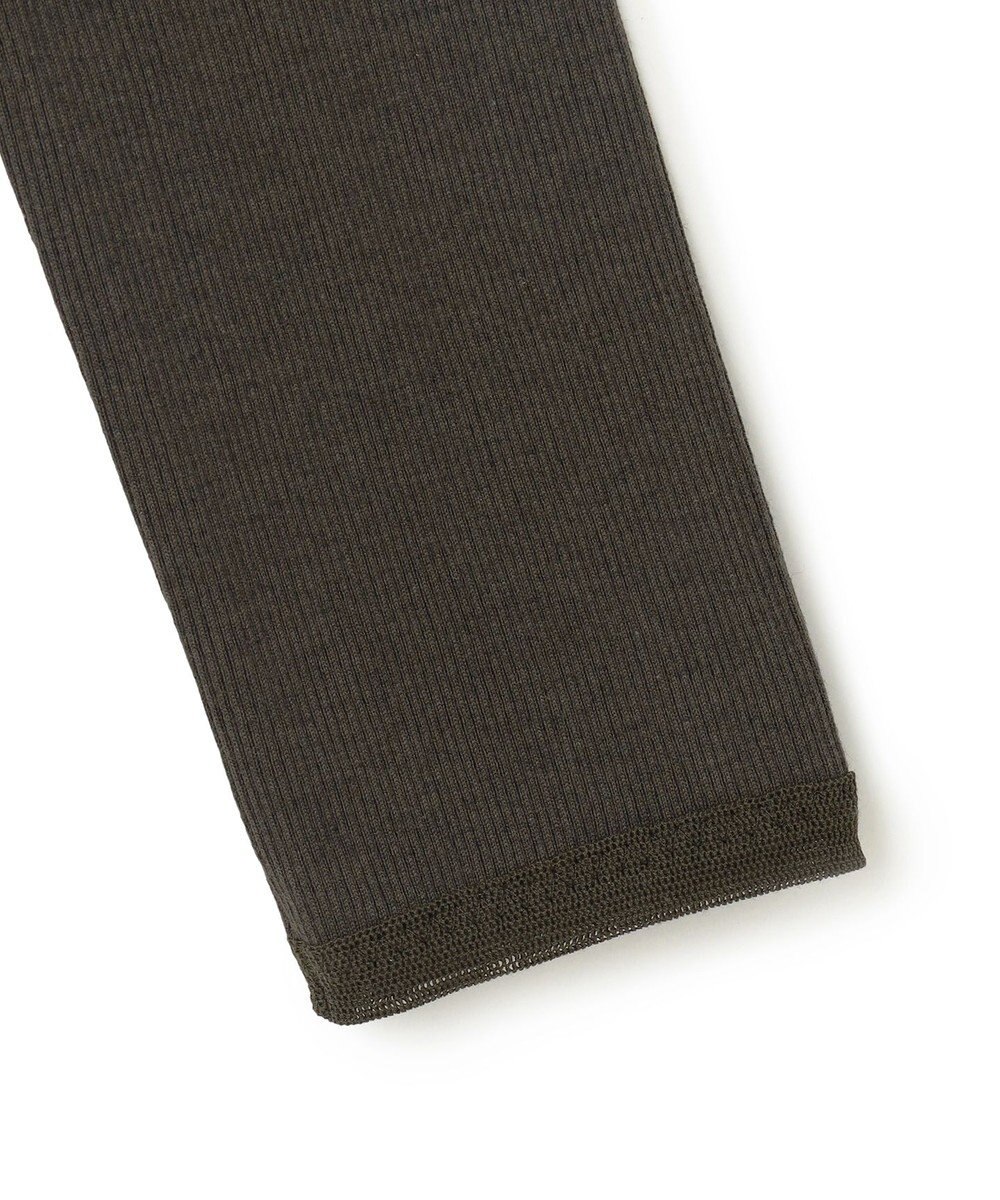 BEIGE， 【BEIGE,ecru/WEB限定・洗える】RIB TOPS /  コットンシルクハイネックトップス 