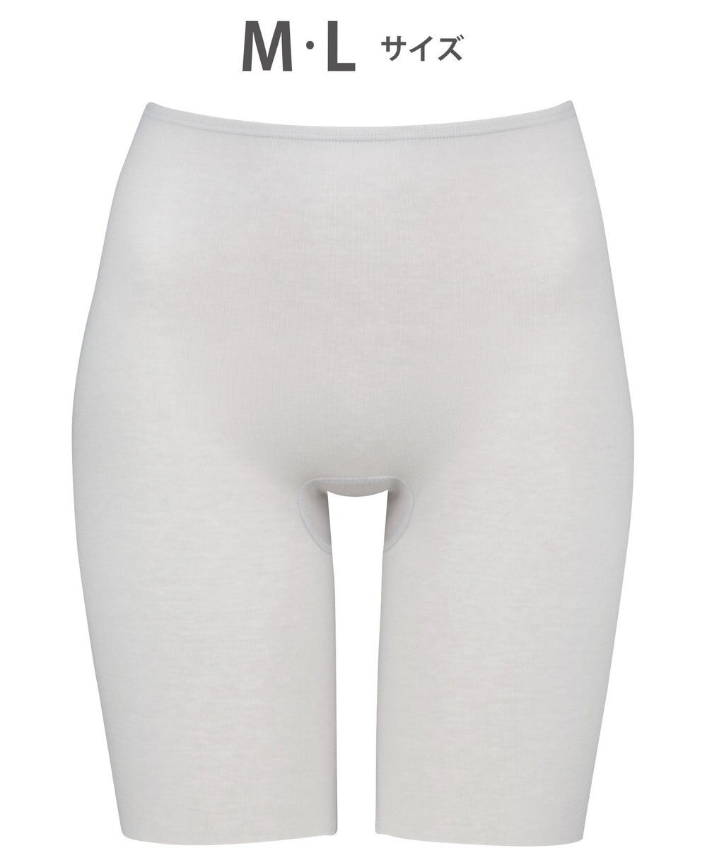 WACOAL インナーボトムス 3分丈 肌あたりやさしい 綿混(身生地) 「天綿」を使用 接触冷感性 吸汗速乾性 通気性 フリーカッティング素材 はきこみ丈ふかめ レディース HLD244 /ワコール 