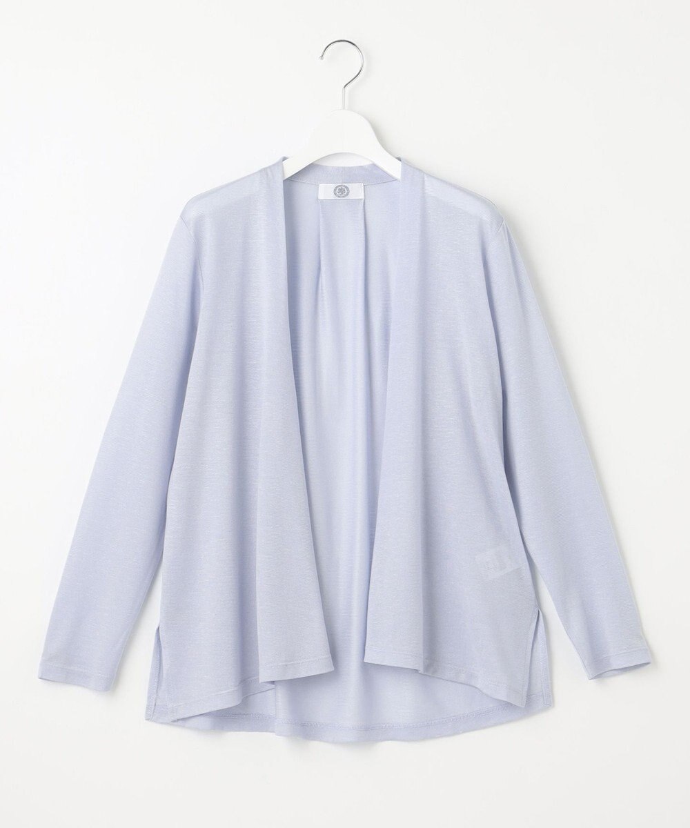 J.PRESS LADIES セルロースジャージー ミディ丈 カーディガン 