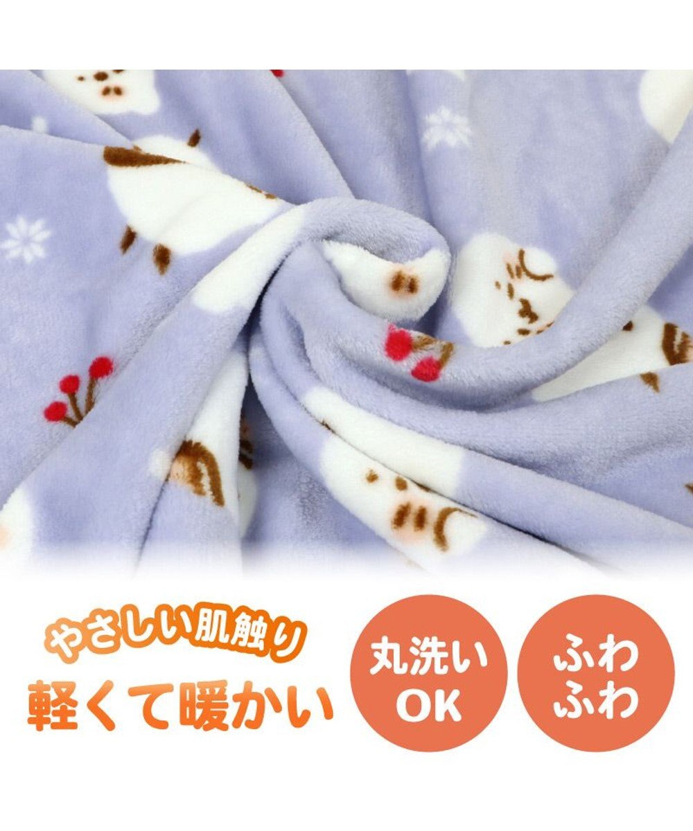 Mother garden しろたん ひざかけ 《シマエナガ》 70×100cm 