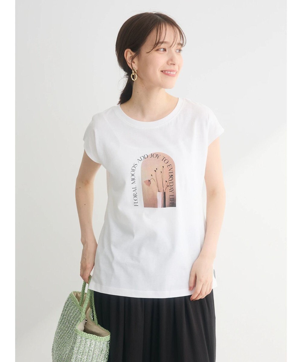 Green Parks フラワーフォトコンパクトプルオーバー 