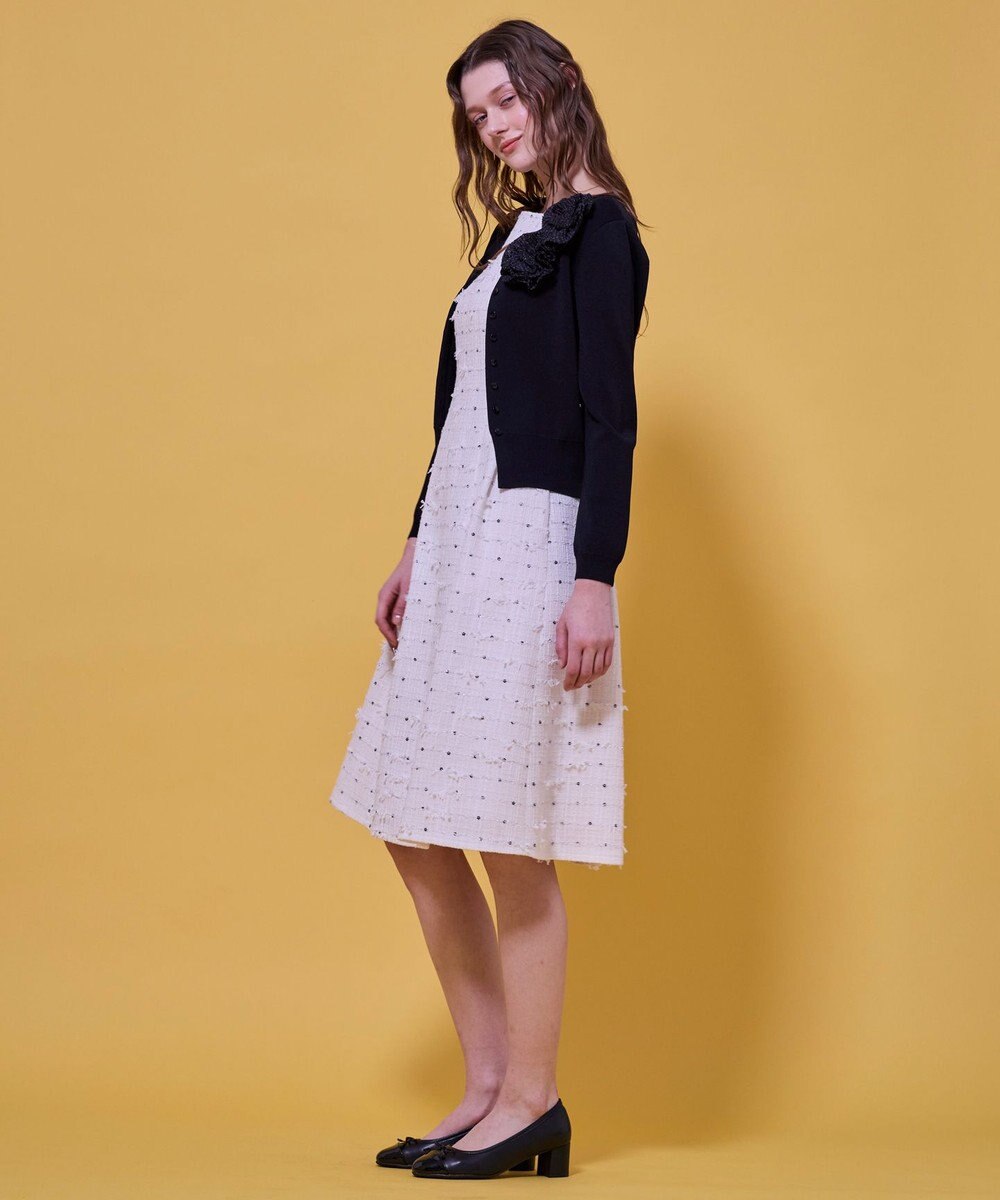 TOCCA GLOW CORSAGE KNIT ニットカーディガン 