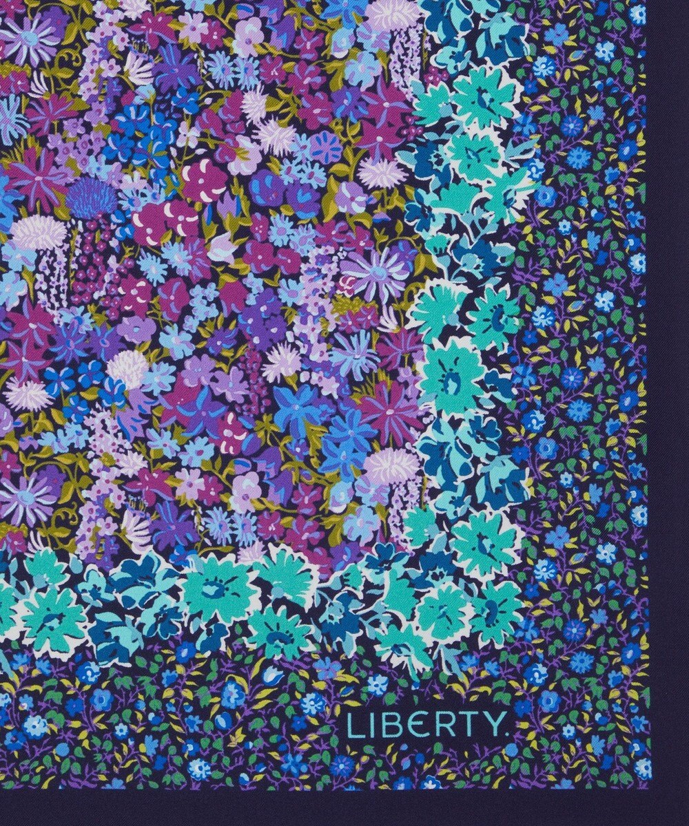 LIBERTY. フローラル メドレー シルクツイル スカーフ 45 