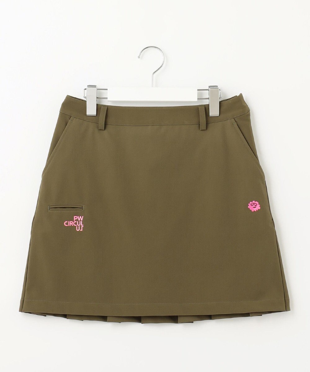 PW CIRCULUS 【WOMEN】【ストレッチ/撥水】インナー付き バックプリーツ スカート 