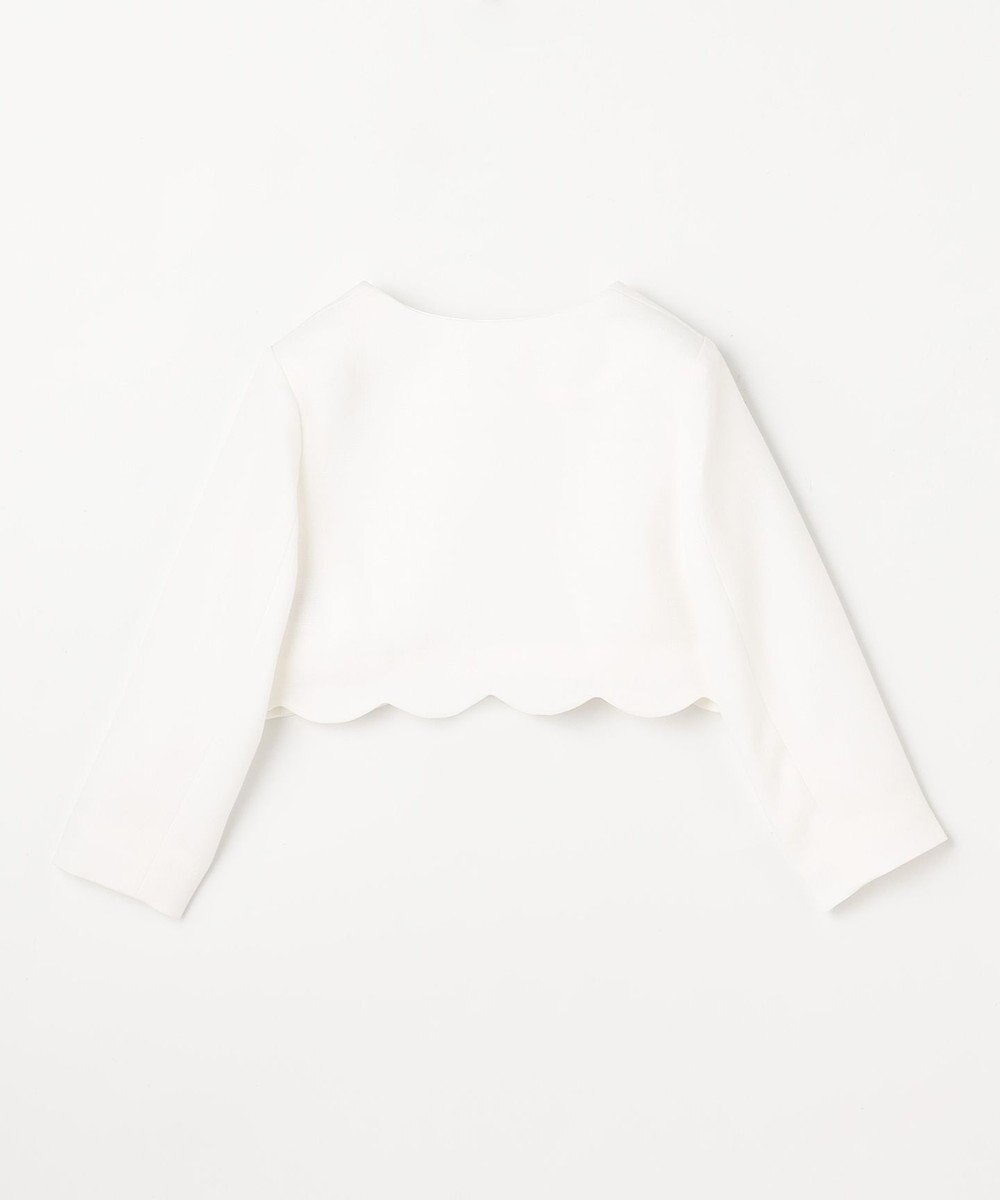 ANY KIDS 【2点セット】リボンボレロジャケット+シフォンプリーツ ワンピース 