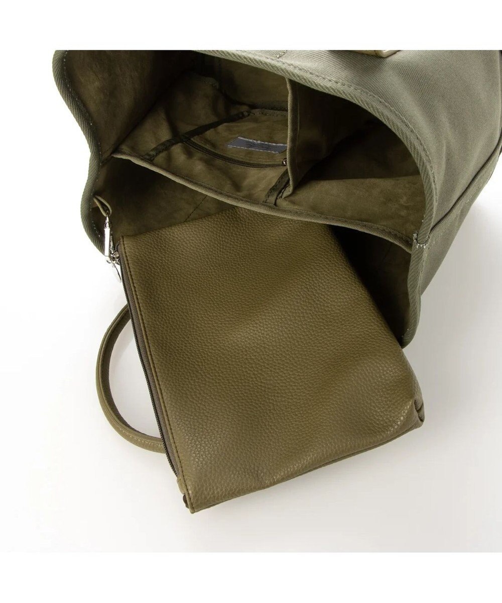 UNBILLION cachecache パーテーションキャンバストートバッグ 