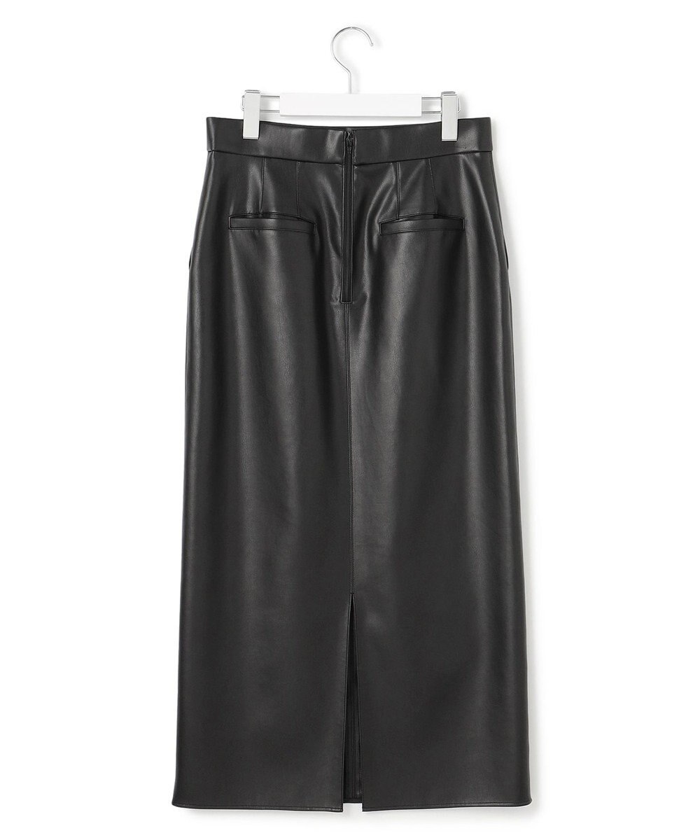 ICB L 【洗える】フェイクレザー ナロースカート 