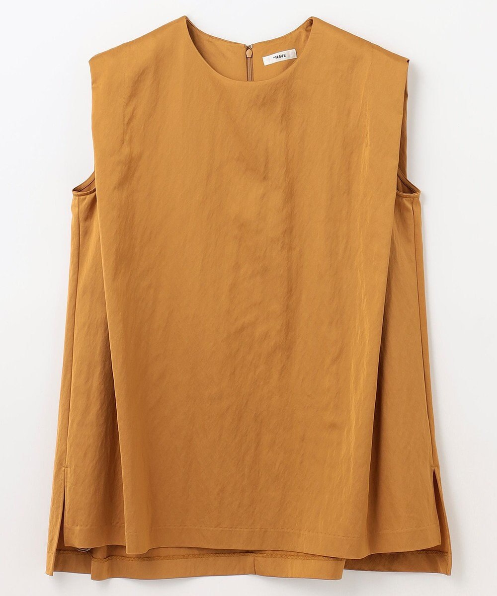 NAVE 【ReNAVE　洗える】グロスサテンブラウス 