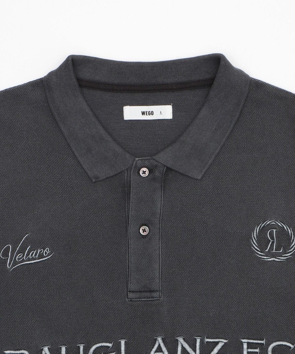 WEGO 【ユニセックス着用ITEM】ピグメントロゴポロシャツ（SS） 