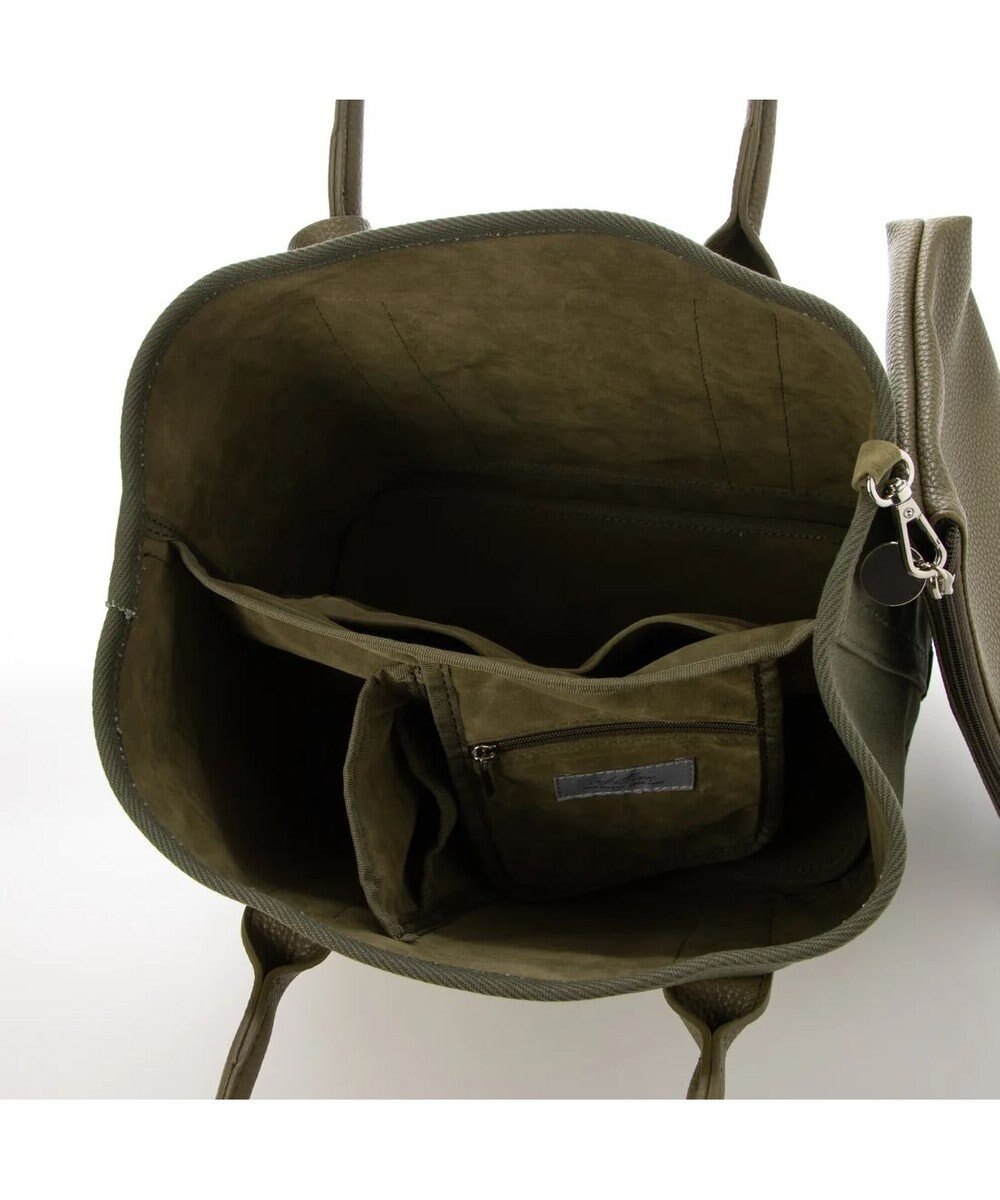 UNBILLION cachecache パーテーションキャンバストートバッグ 