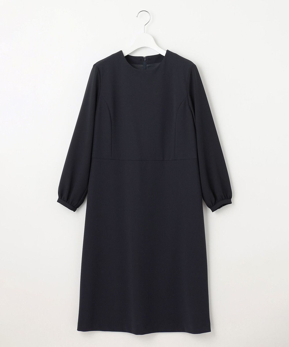 J.PRESS LADIES 【洗える】ジョーゼットジャージー ワンピース 