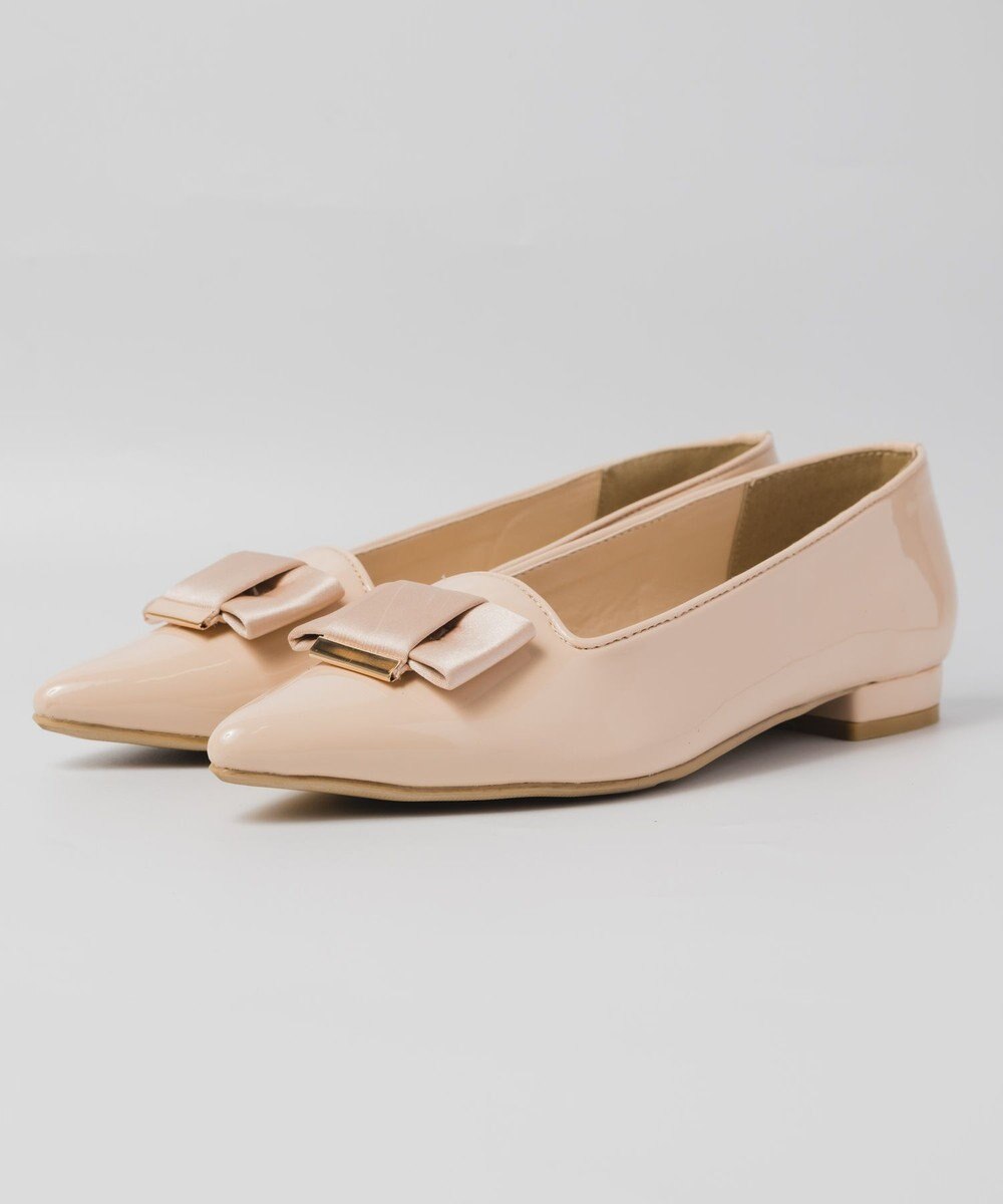 BONTRE 【PRECIEUX JOUET/プレシュウジュエ】ポインテッドリボンパンプス 