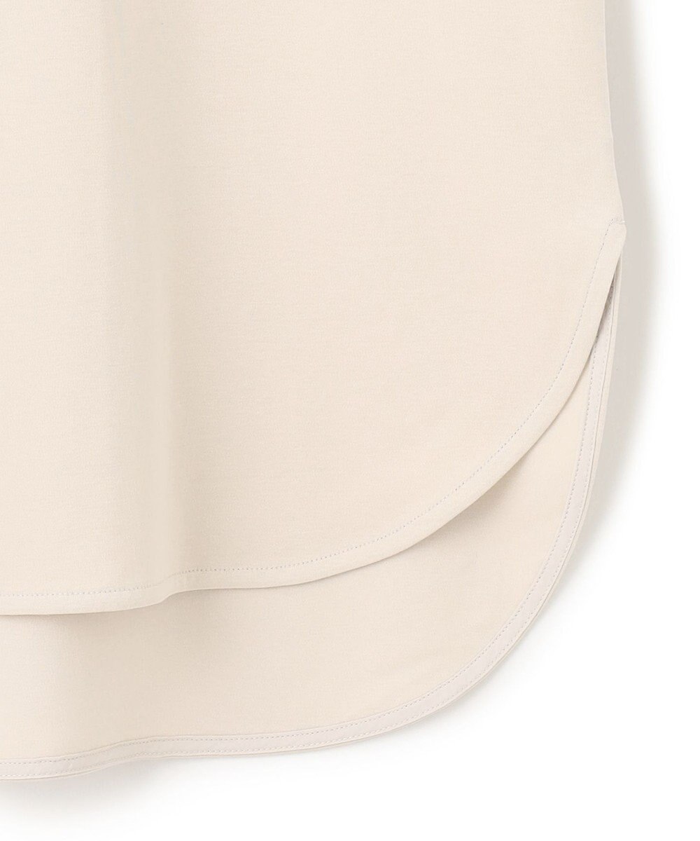 UNFILO BEAUTY FORM ロゴ刺繍フレンチスリーブTシャツ 