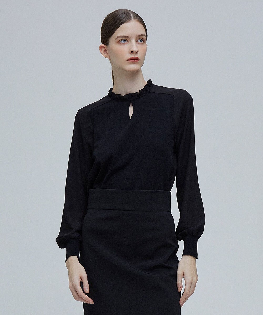 BEIGE， CLARISSE / タイニーフリルニット 