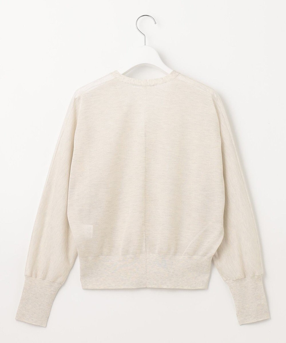 23区 L 【新色追加】シャイニーシアー ニット カーディガン 