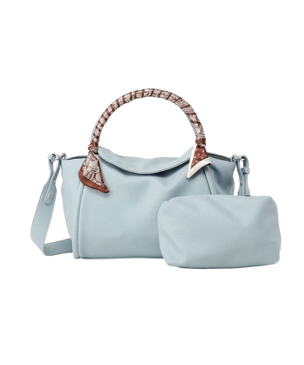 Green Parks ３ＳＥＴスカーフ付コードハンドルバッグｉｎポーチ 