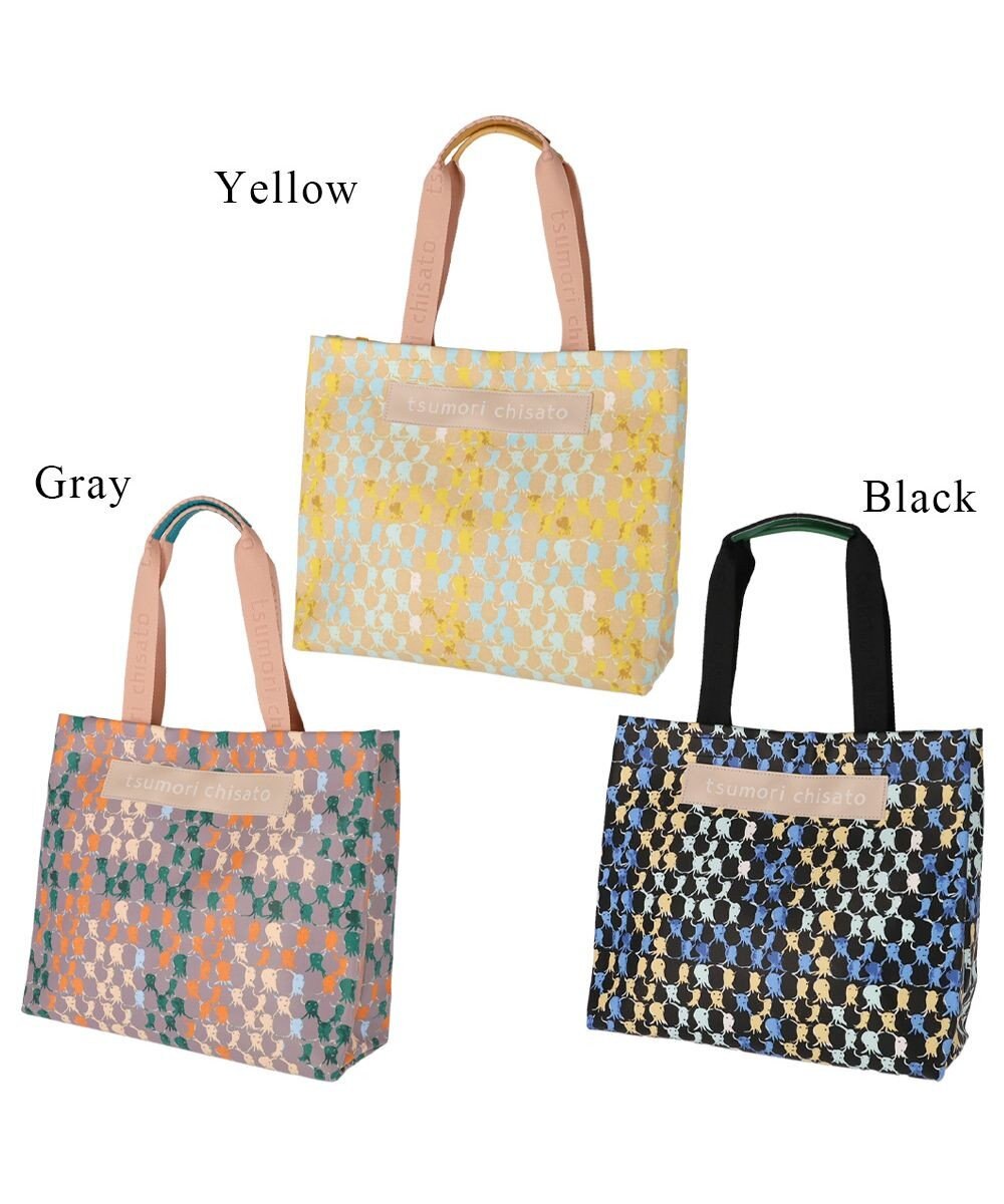 tsumori chisato CARRY タコチェック トートバッグ 【 水や汚れに強いコーティング 】 