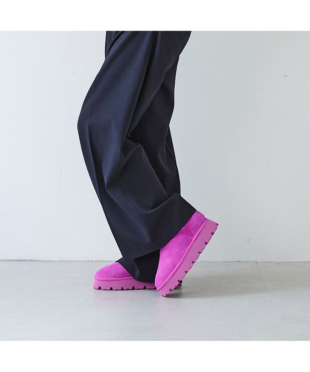 MODE ET JACOMO <carino>本革ムートンショートブーツ 