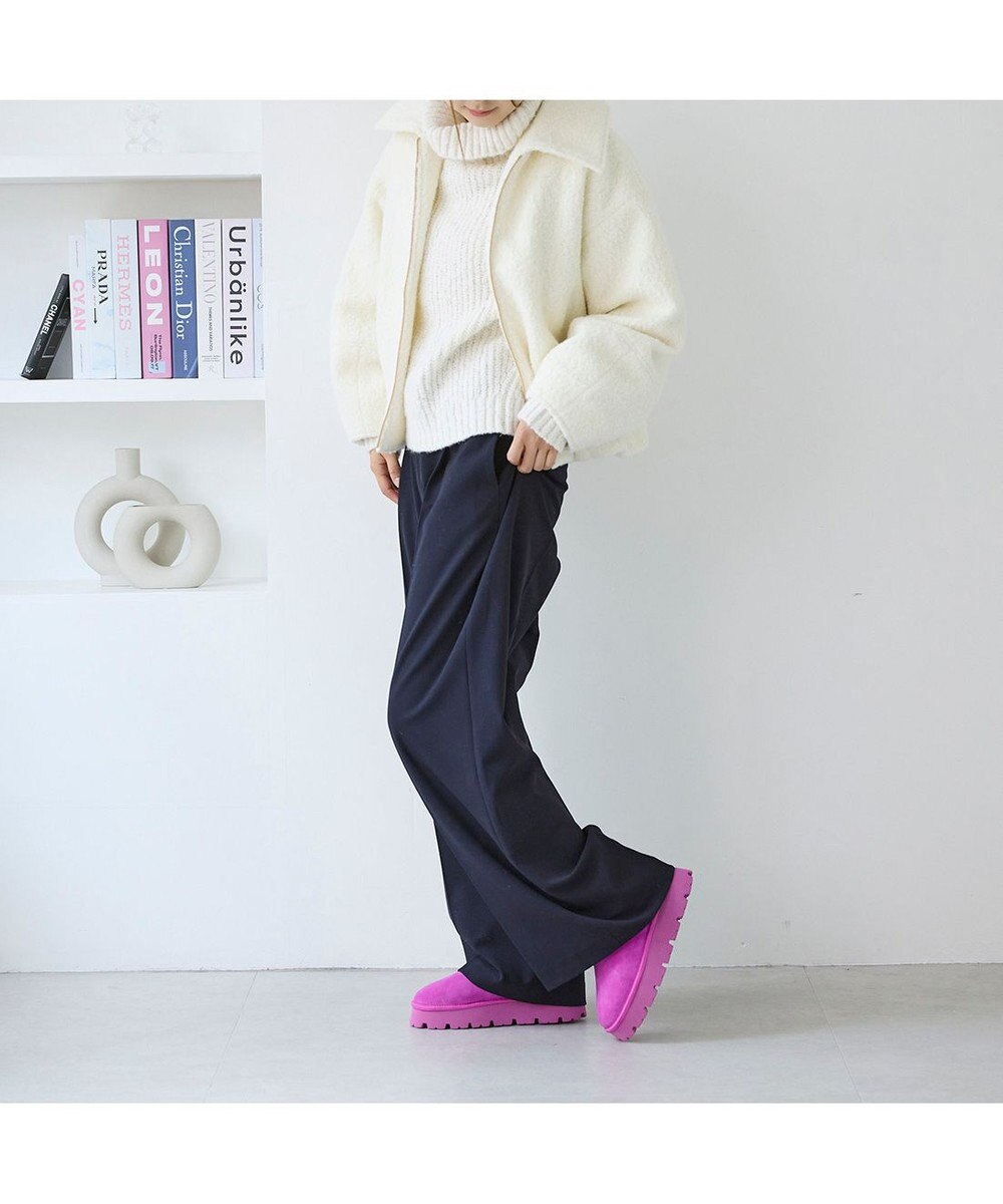 MODE ET JACOMO <carino>本革ムートンショートブーツ 