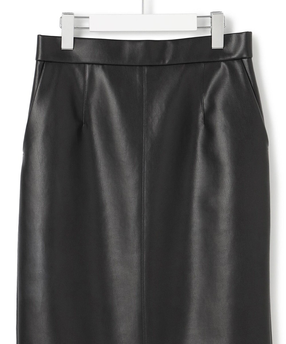 ICB L 【洗える】フェイクレザー ナロースカート 