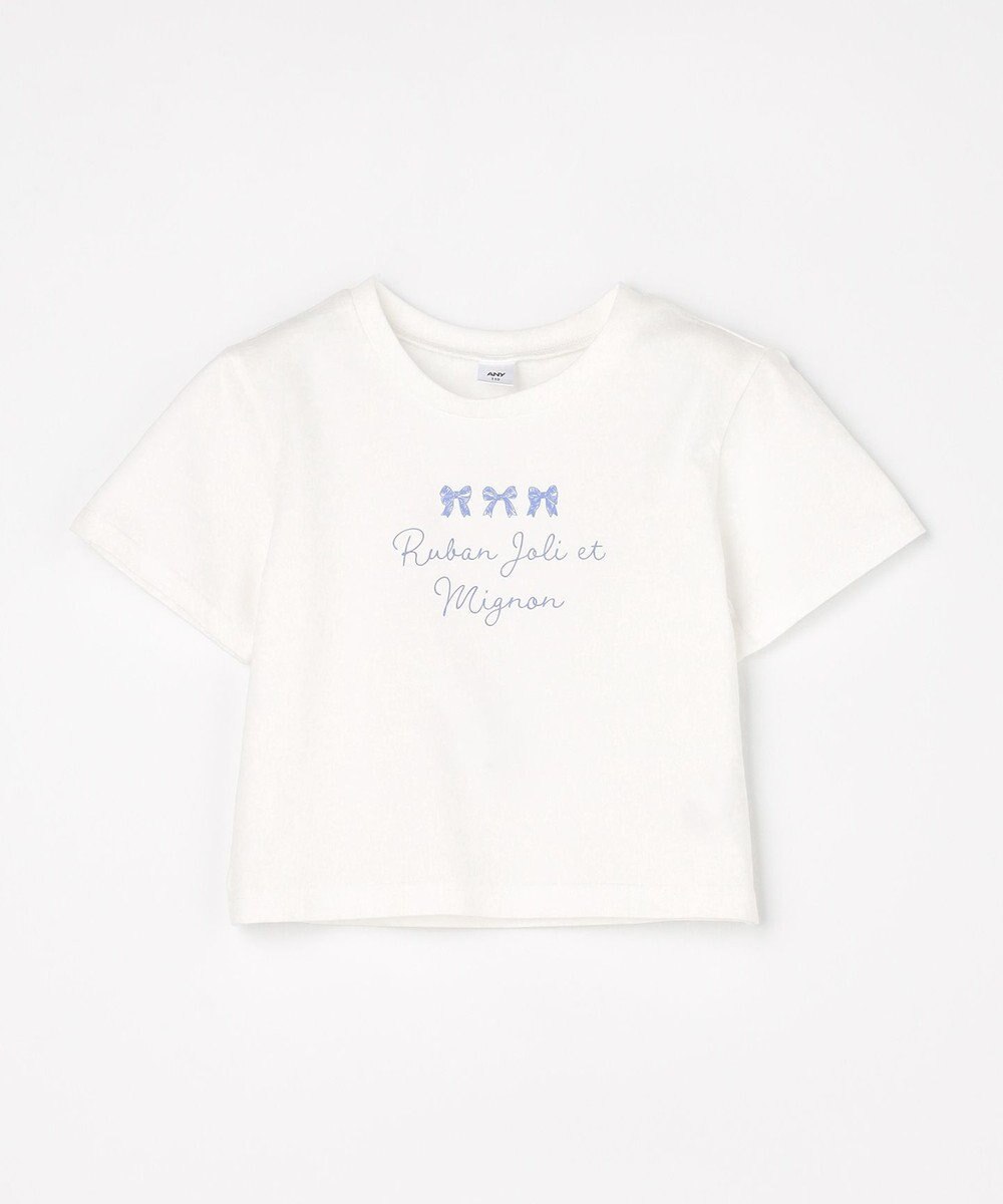 ANY KIDS 【2点セット】Tシャツ×レース キャミソールチュニック 