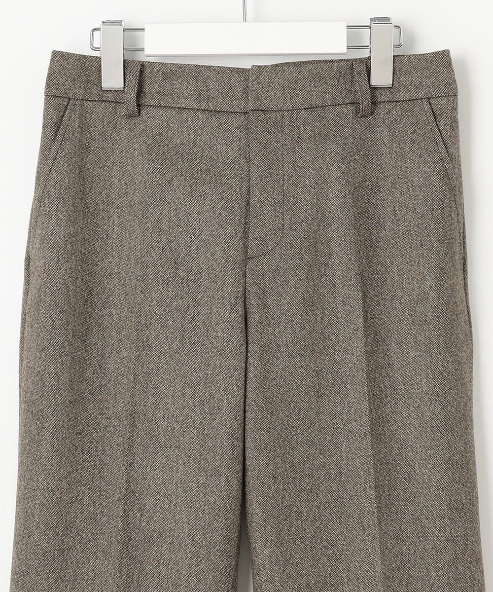 J.PRESS LADIES 【セットアップ対応】ウールストレッチツイード ストレート パンツ 