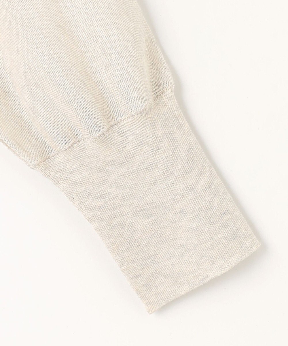 23区 L 【新色追加】シャイニーシアー ニット カーディガン 