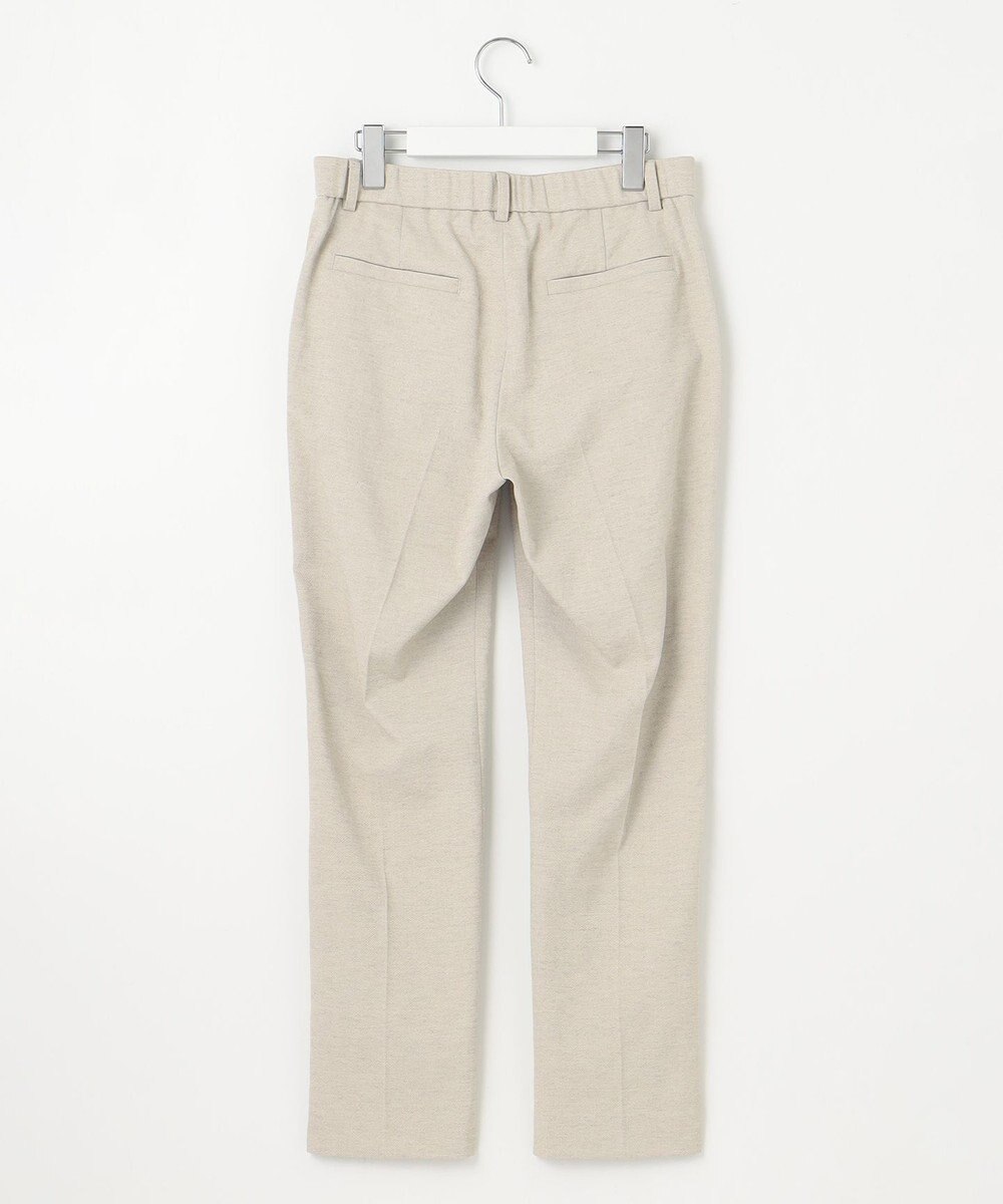 自由区 L 【接触冷感・UVカット・吸水速乾・洗える】シェルタリングテーパード パンツ 