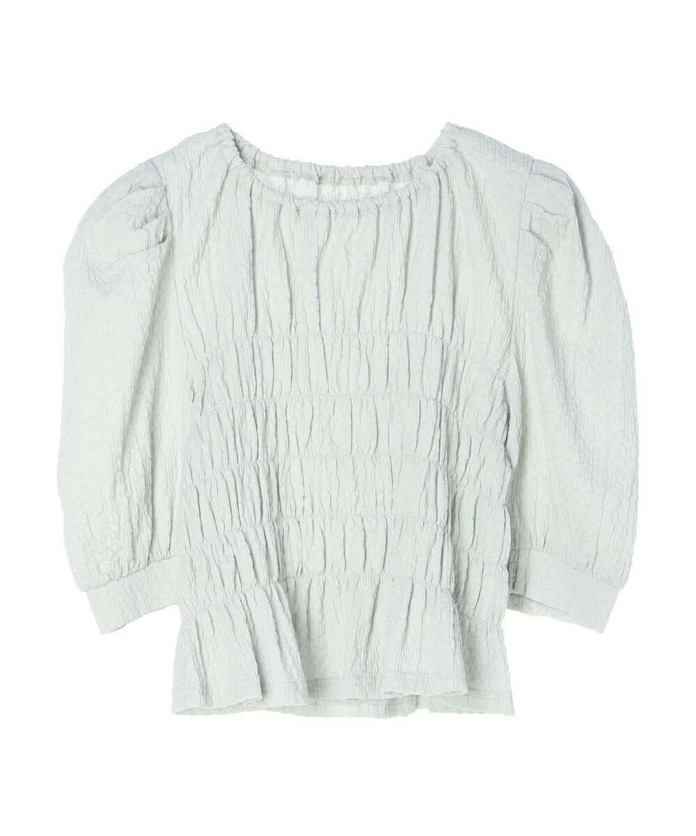 earth music&ecology ポコポコシャーリングトップス 