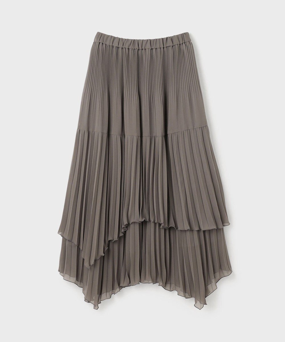 GRACE CONTINENTAL イレギュラープリーツスカート 