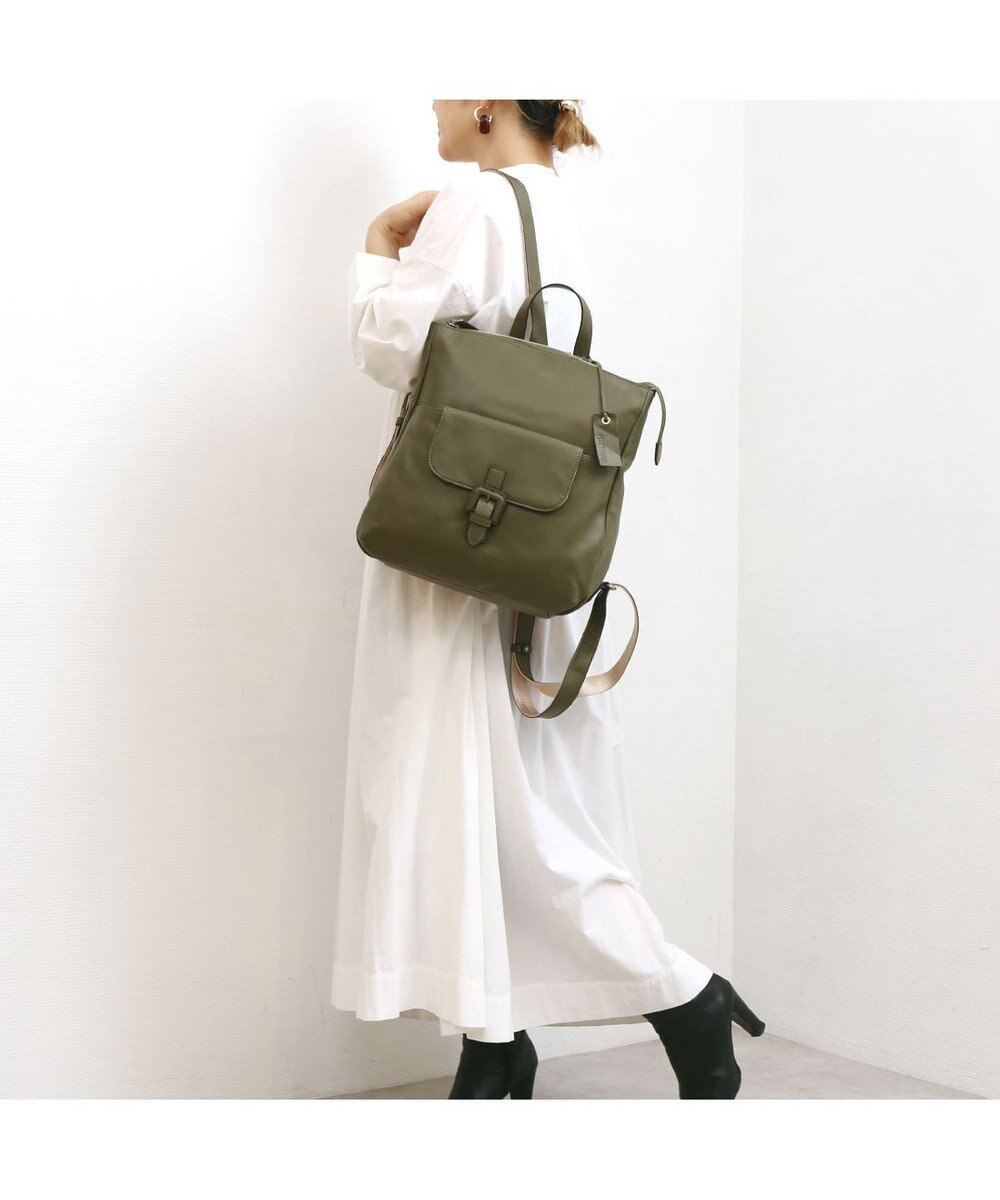 UNBILLION アトランタ ATLANTA / やぎ革軽量ボックス型リュック 