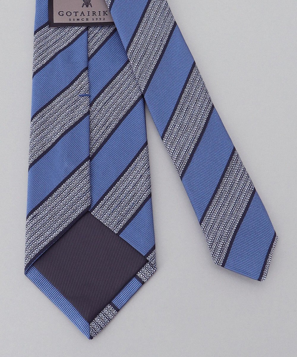 GOTAIRIKU 日本縫製/オリジナル柄【Fermo Fossati】ネクタイ_レジメンタル 