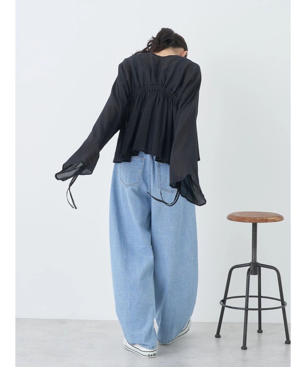 earth music&ecology ワッシャードロスト羽織りシャツ 