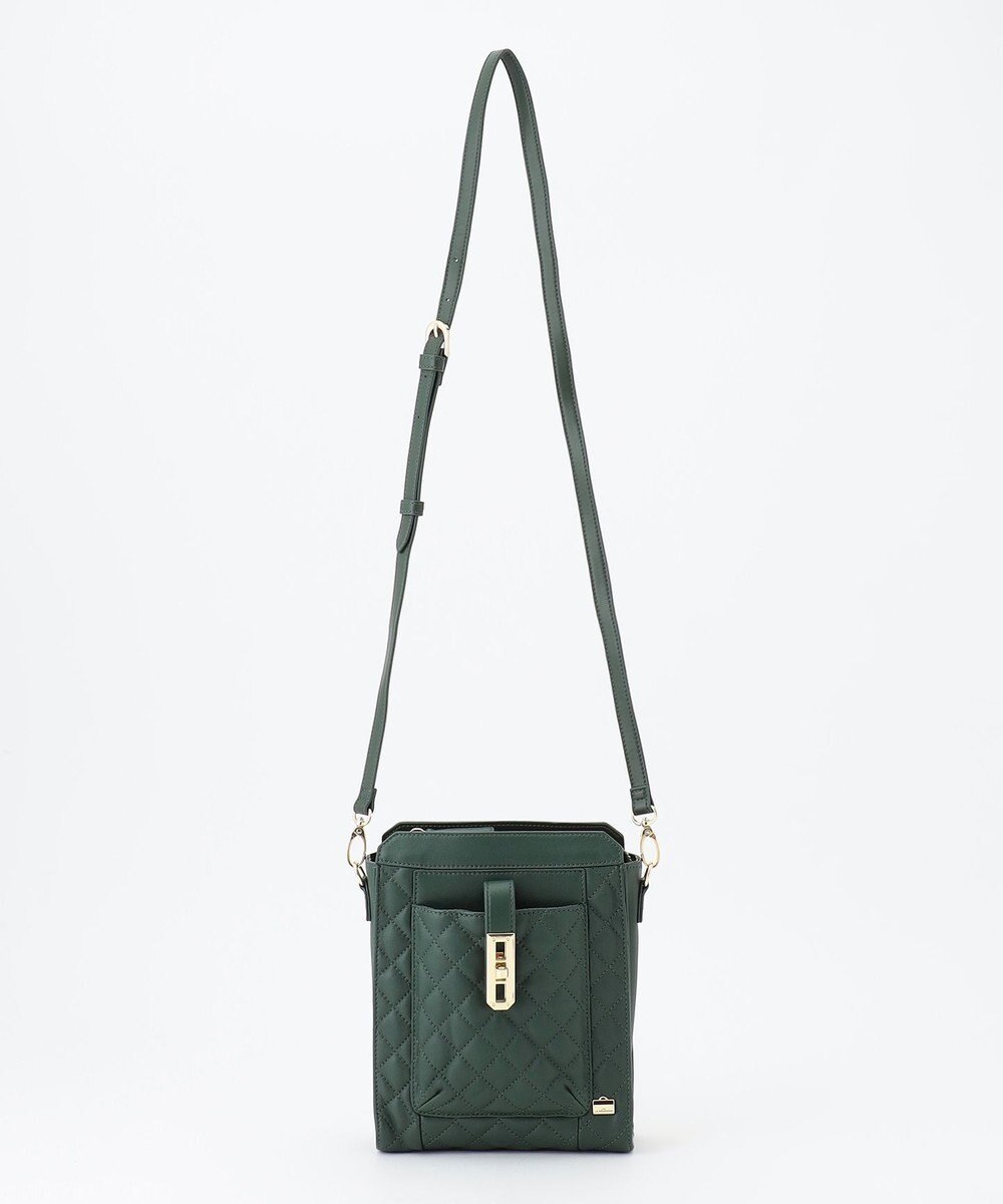 LA BAGAGERIE シープキルトWストラップスクエアショルダー 