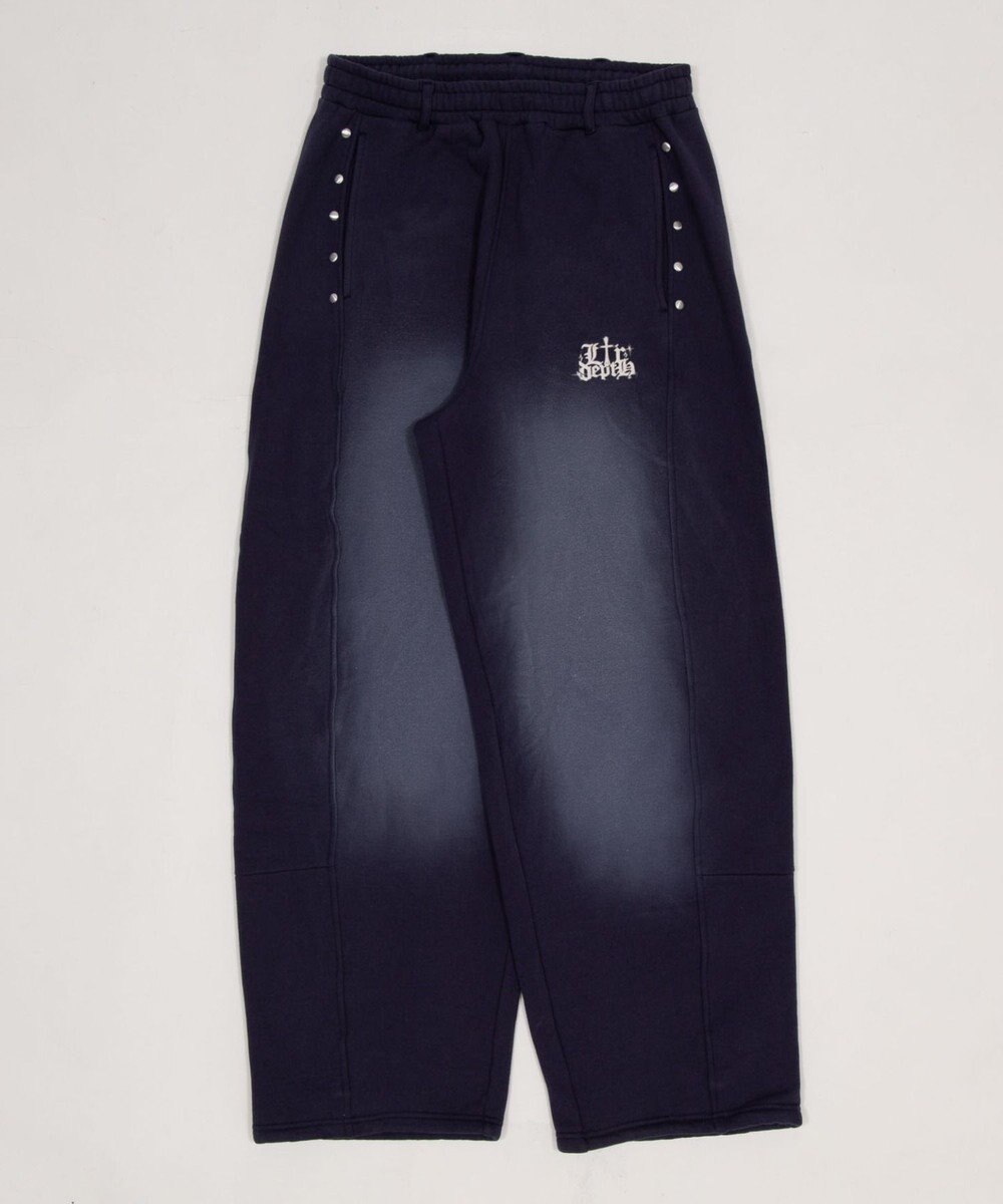 WEGO 【ユニセックス着用ITEM/ウエストゴム】ロゴスウェットパンツ 